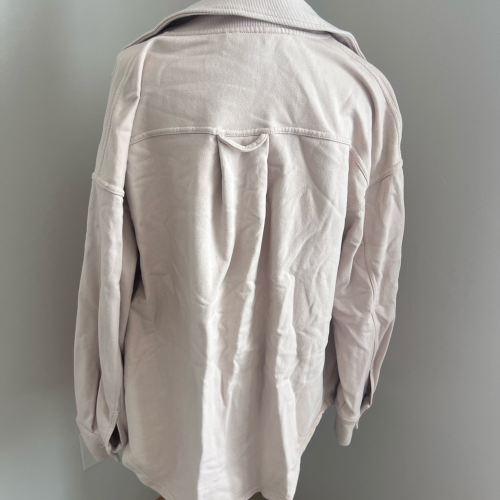 JoyLab Beige shacket - Picture 6 of 7